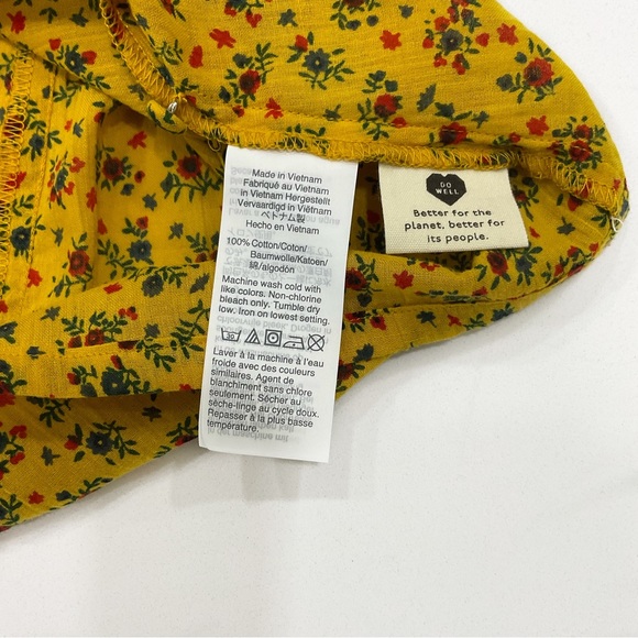 Madewell Shirred Shell Tank in Calico Floral - Picture 4 of 5